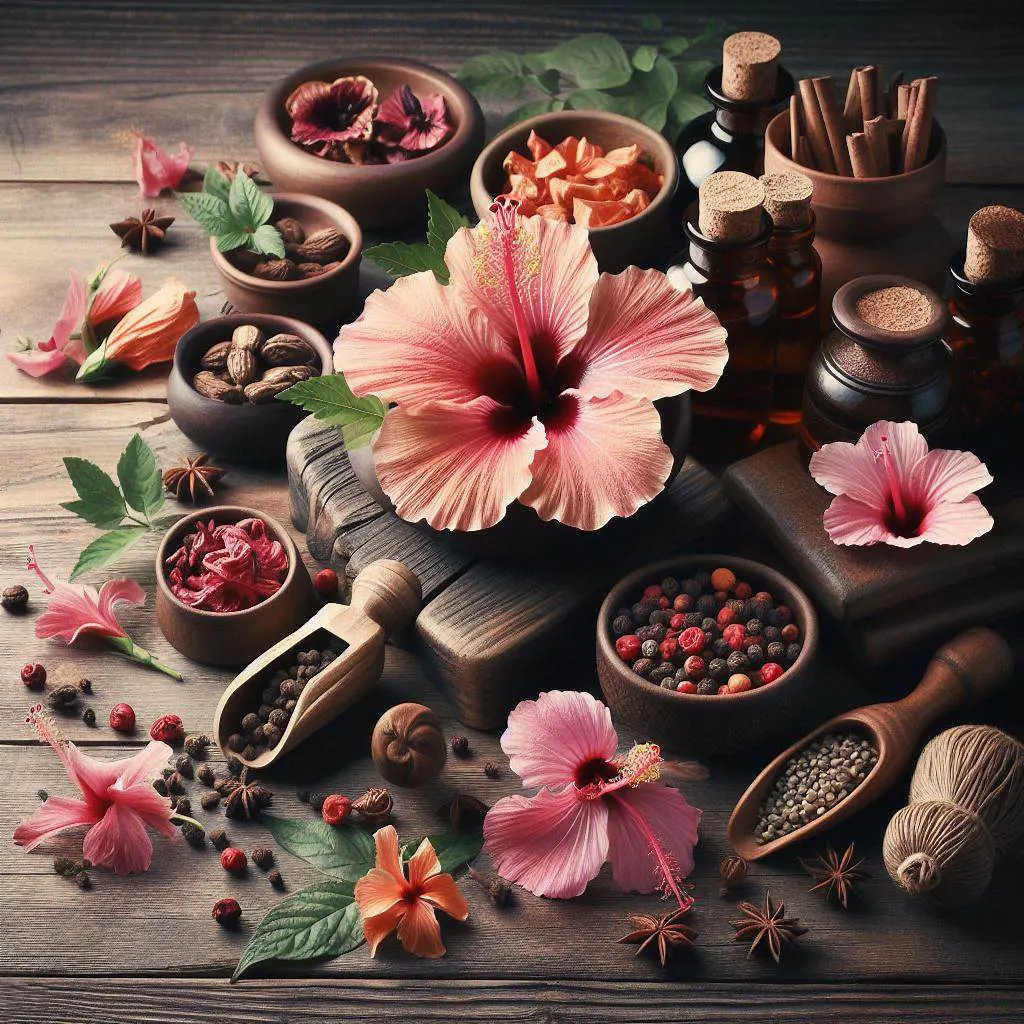 Hibiscus: Cores Vibrantes na Flora Medicinal, Revelando os Segredos Terapêuticos de uma Flor Exótica