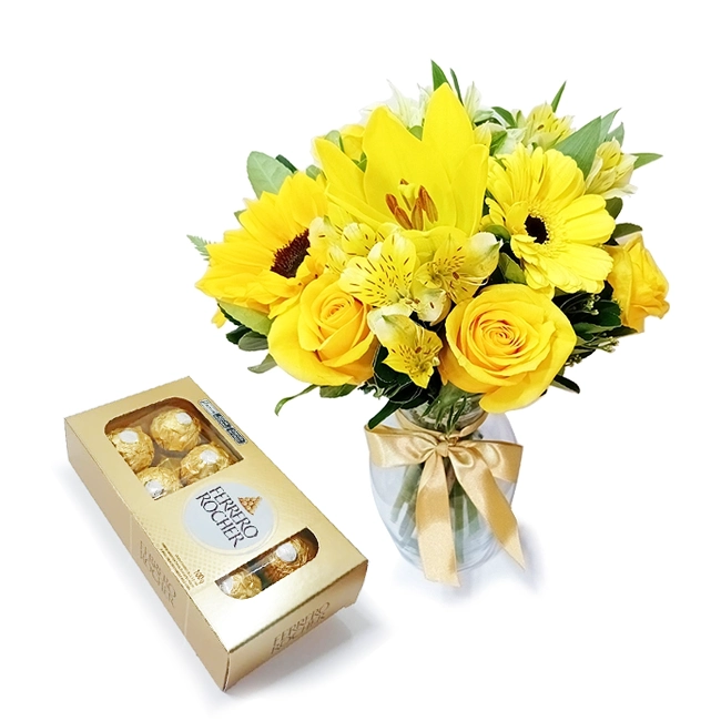 Vase M with Ferrero Rocher