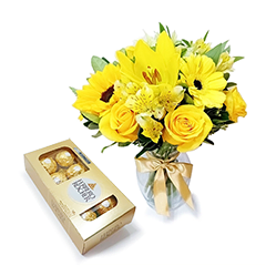 Vaso M com Ferrero Rocher