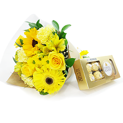 Buque Luz com Ferrero Rocher