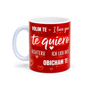 Caneca Amor em Várias Línguas