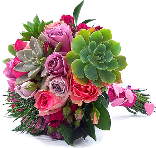 Bouquet de Noiva Suculentas