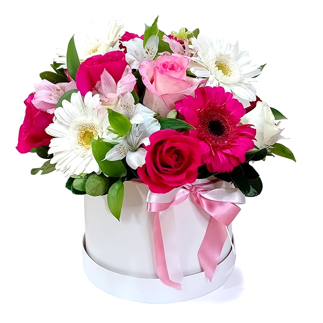 Pink Flower Box