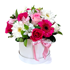 Pink Flower Box