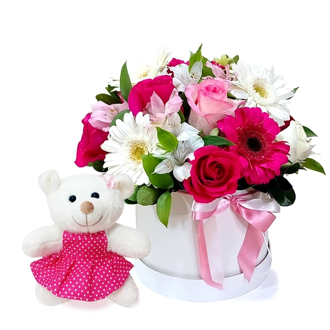 Flower Box with plush