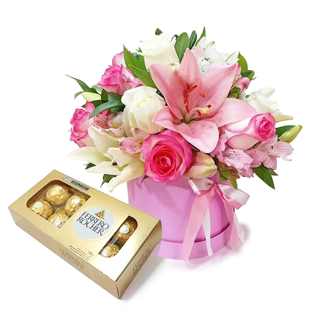 Flower Box with Ferrero Rocher