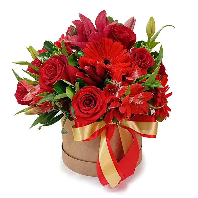 Red Flower Box