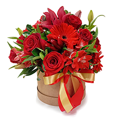 Red Flower Box