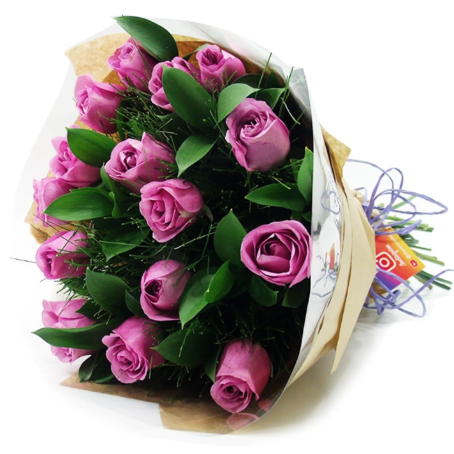 Buquê de 15 Rosas - Liláses 