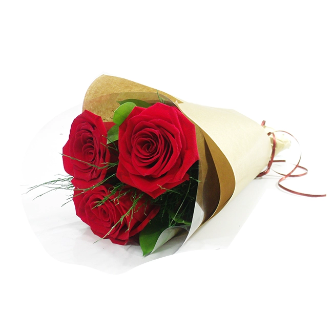 Buque de 3 Rosas Colombianas