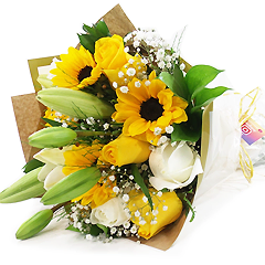 Misto Amarelo e Branco - M