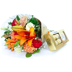 Buque Outono com Ferrero