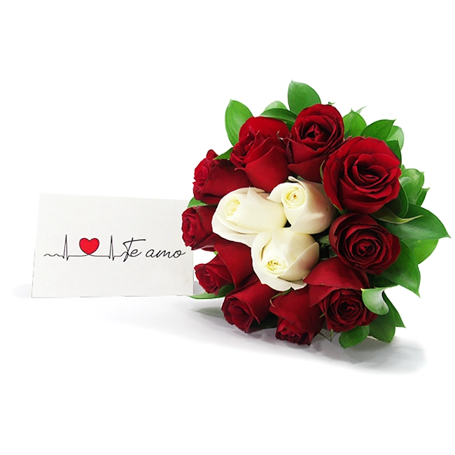 Bouquet with I Love You Card!