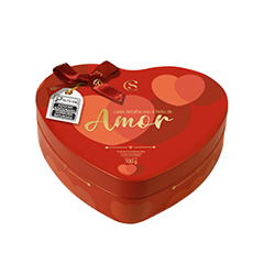 Lata de Trufas laCreme Coração