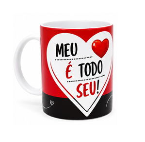 Caneca Meu Coração é Todo Seu