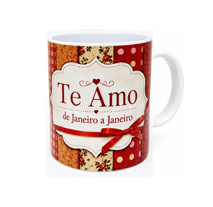 Caneca Te Amo de Janeiro a Janeiro