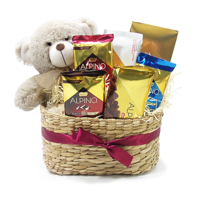 Cesta Chocolates Alpino