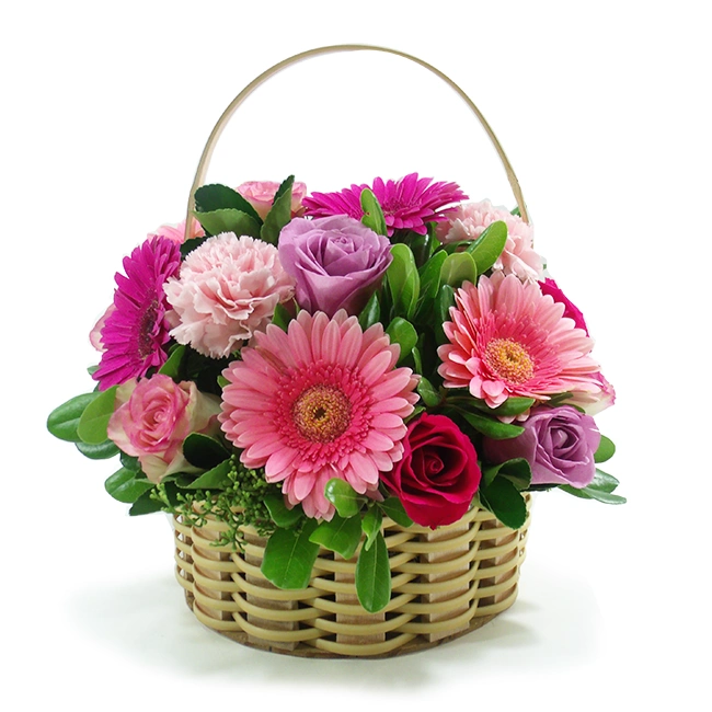 Flower Basket - Pink