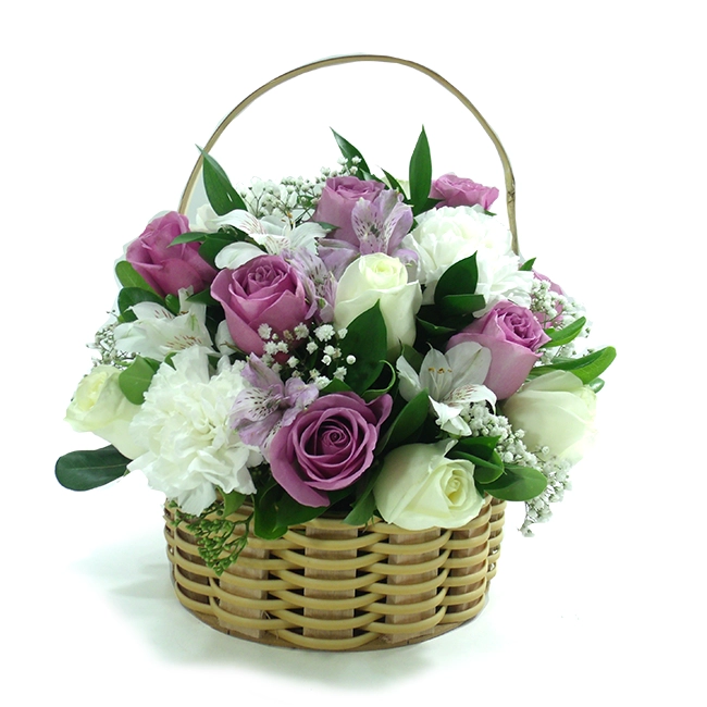Flower Basket - Lilac