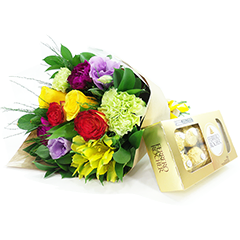 Buque Colorê com Ferrero