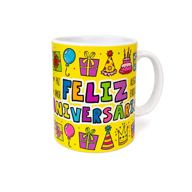 Caneca Feliz Aniversário