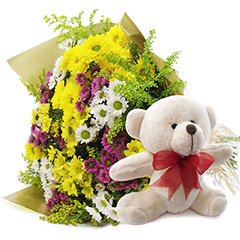 Flores Do Campo + Ursinho