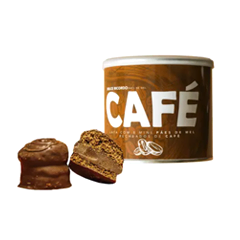 Lata pão de mel Café