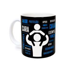 Caneca Pai Amigo e Parceiro