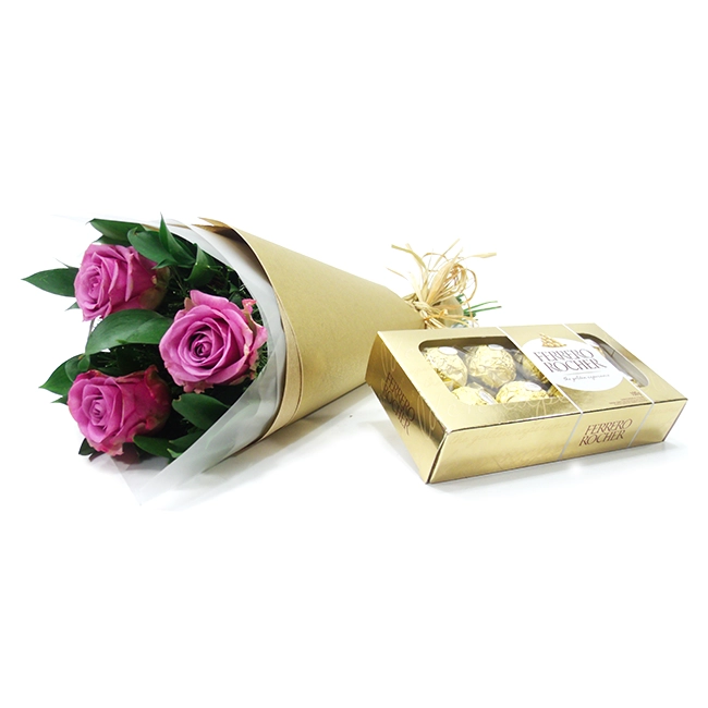 Lilac Roses and Chocolate
