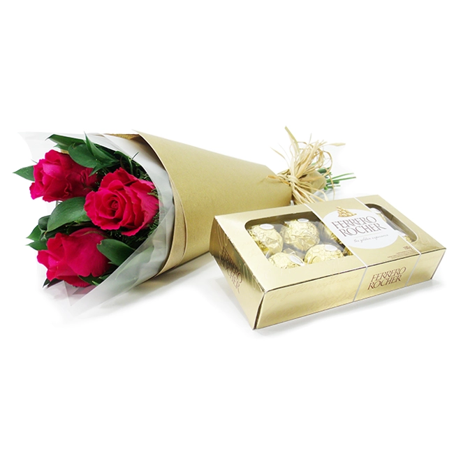 Pink Roses and Chocolate