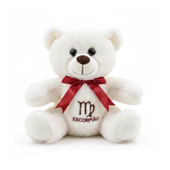 Ursinho de pelúcia do signo de escorpião.